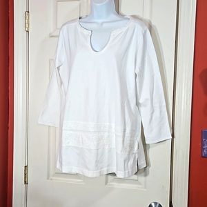 Woolwich First Fork Pullover , lace , summer